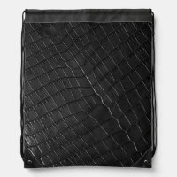 Black Crocodile leather print  