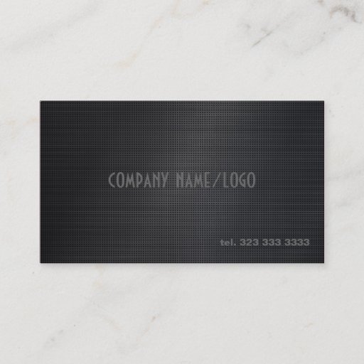 Customizable Black Cross Stitch Pattern Business Card Template