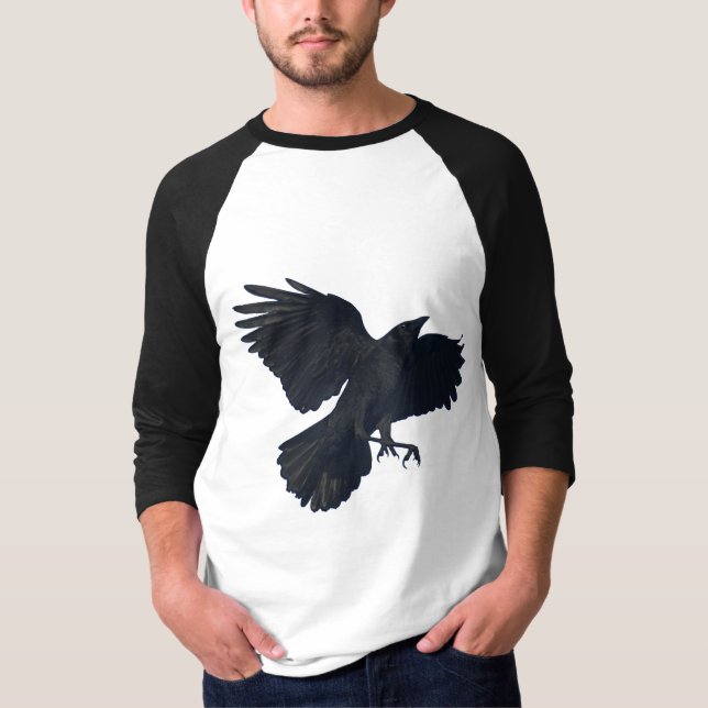BLACK CROW Ascending 3/4-Sleeved Shirt (Front)