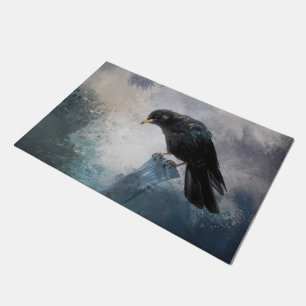 Black Crow Doormat