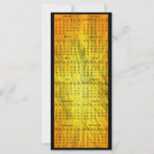 Black Crow Grunge 2012 Calendar Bookmark Rack Card (Back)