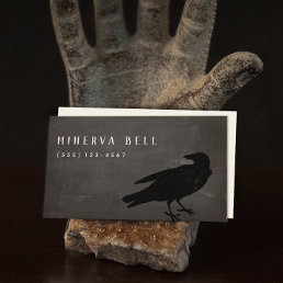 Black Crow Halloween Calling Card