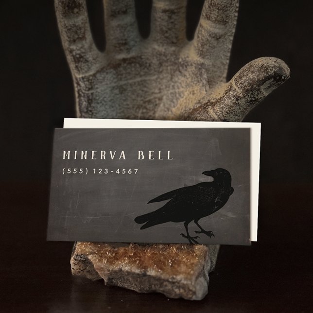 Black Crow Halloween Calling Card (Creator Uploaded)