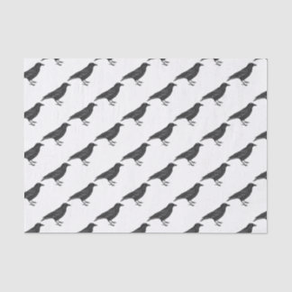 Black Crow Mascot Tissue Paper