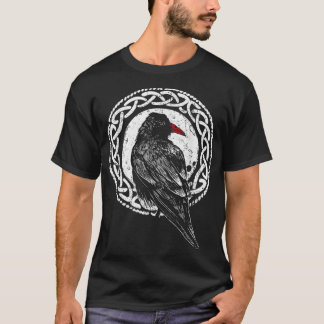 Black Crow Mystical Raven at Full Moon T-Shirt