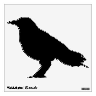 Black Crow or Raven Wall Decal