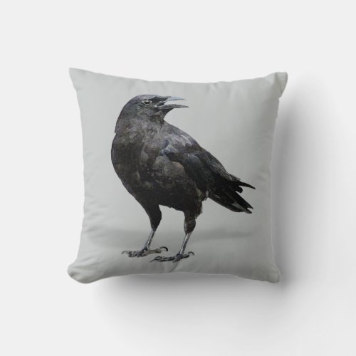Black Crow Pillow