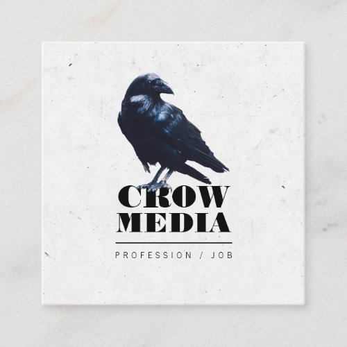 Black Crow Square Business Card