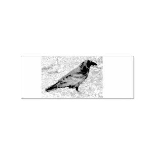 Black crow Thunder_Cove Rubber Stamp