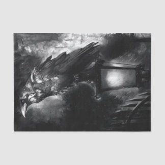 Black Crow Tissue Paper