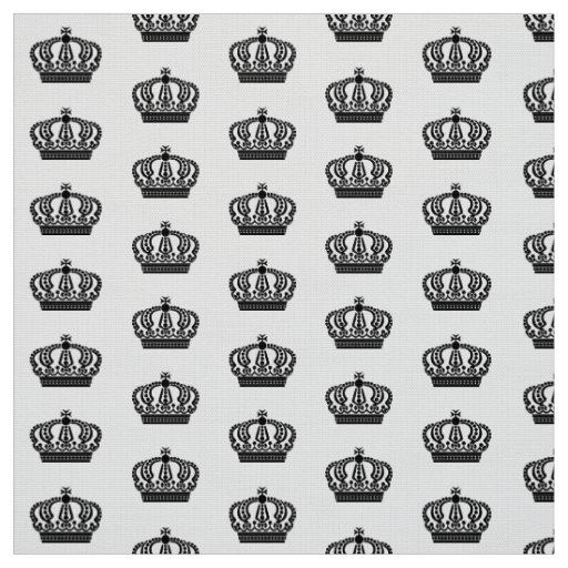 Black crown fabric