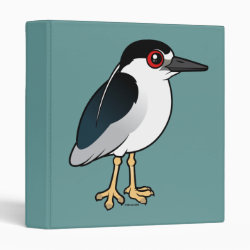 Birdorable Black-crowned Night Heron Avery Signature Binder 8.5x11