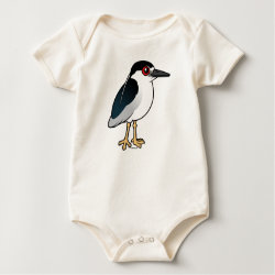 Birdorable Black-crowned Night Heron Infant Organic Creeper