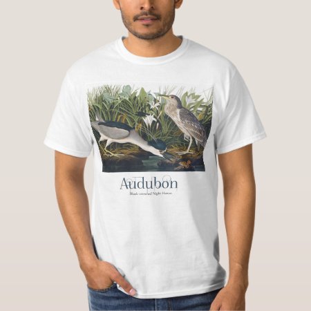 Black-crowned Night Heron By John James Audubon T-shirt
