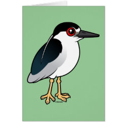 Birdorable Black-crowned Night Heron Note Card