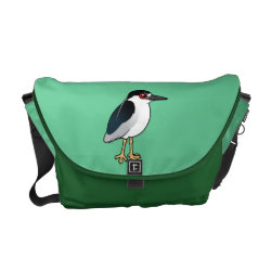 Birdorable Black-crowned Night Heron Rickshaw Medium Zero Messenger Bag