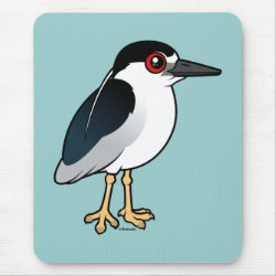 Birdorable Black-crowned Night Heron Mousepad