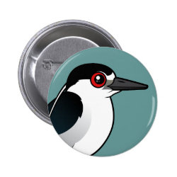 Birdorable Black-crowned Night Heron Round Button