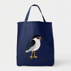 Birdorable Black-crowned Night Heron Grocery Tote
