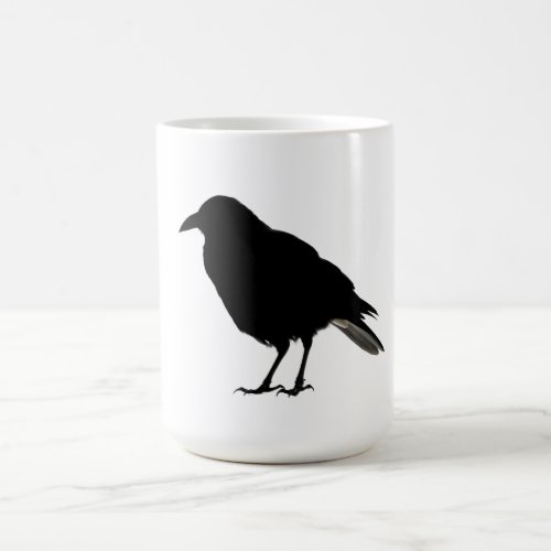 Black crows coffee mug