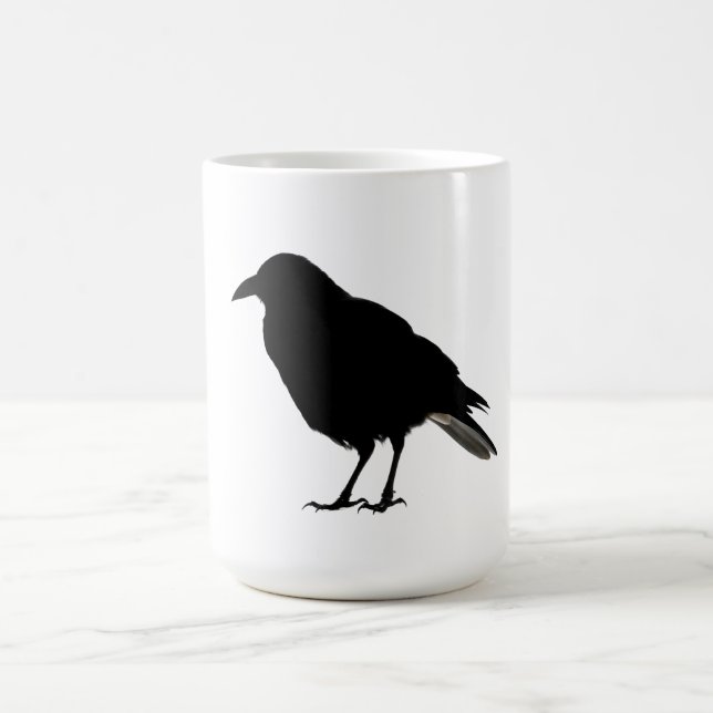Black crows coffee mug (Center)