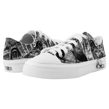 Black Crows On Zip Shoes by HalloweenHalloween at Zazzle