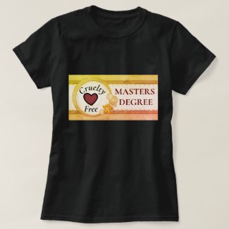 Black Cruelty Free Animal Rights Women's T-shirt
