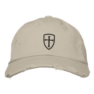 Black Crusader Cross Shield Cap