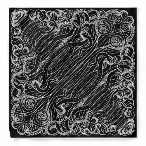 Black Cthulhu Tentacle Bandana