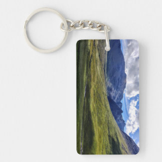 Black Cuillin Mountain on Isle of Skye, Scotland Keychain