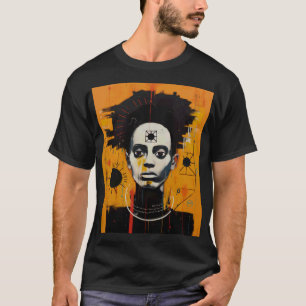 Black Culture Abstract Portrait – Modern Heritage T-Shirt