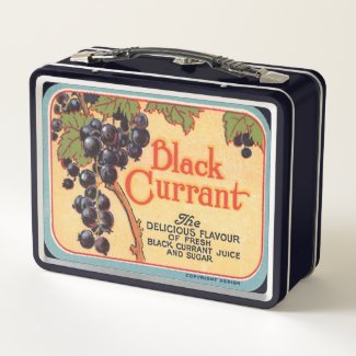 Black Currant Metal Lunch Box