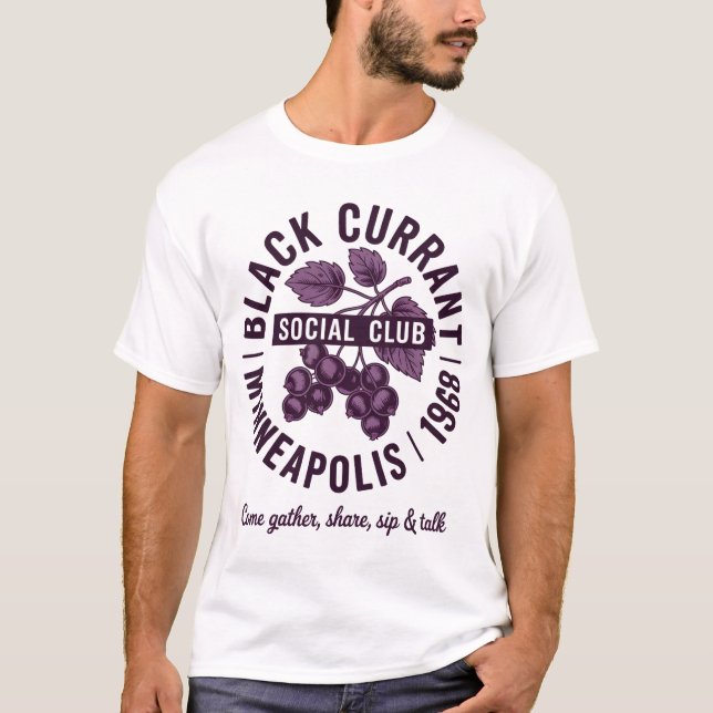 Black Currant Social Club T-Shirt (Front)