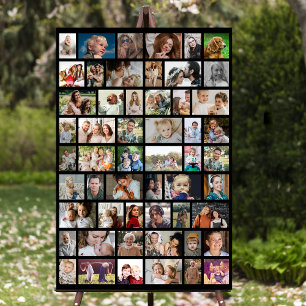 Black Custom 54 Photo Collage Party Foam Board