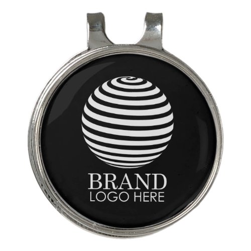 Black Custom Business Logo Company Corporate Golf Hat Clip