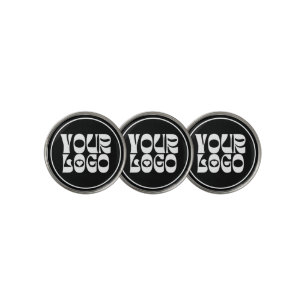 Black Custom Corporate Gift Minimalist Promo Logo Golf Ball Marker