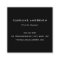 Black custom logo, elegant, square, professional