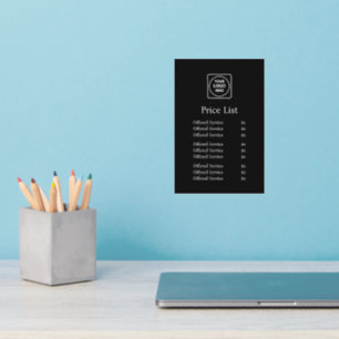 Black Custom Logo Modern Business Branding Wall Wall Decal