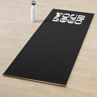 Black Custom Logo Promotional Business Yoga Mat