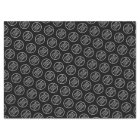 Black custom logo tissue paper business packaging