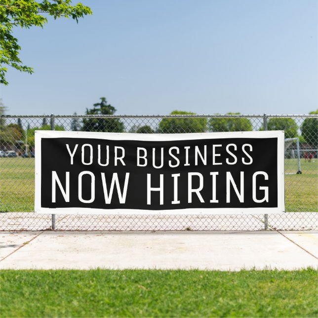 Black Custom Now Hiring Banner (Insitu)