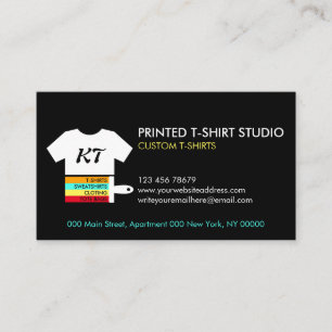 Tshirt Business Cards Zazzle