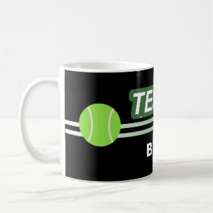 Black Custom Tennis Mugs