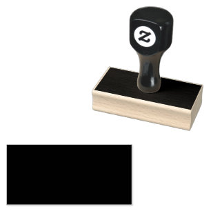 Black Customizable Make Your Own Rubber Stamp