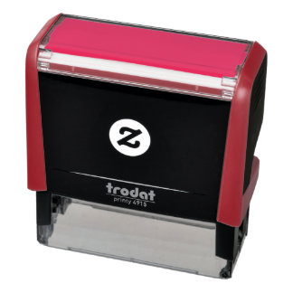 Black Customizable Make Your Own Self-inking Stamp