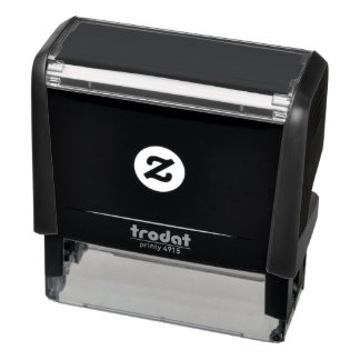 Black Customizable Make Your Own Self-inking Stamp