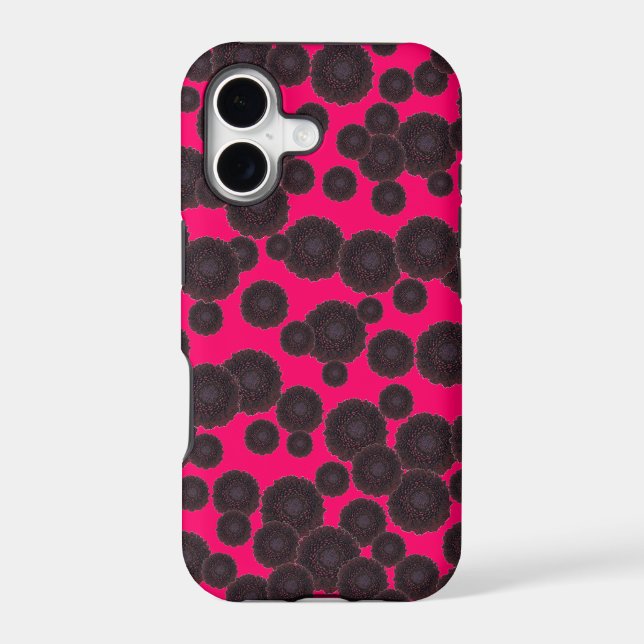 Black Dahlia Iphone Case (Back)