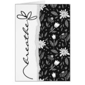 black daisy with word breathe (Front)