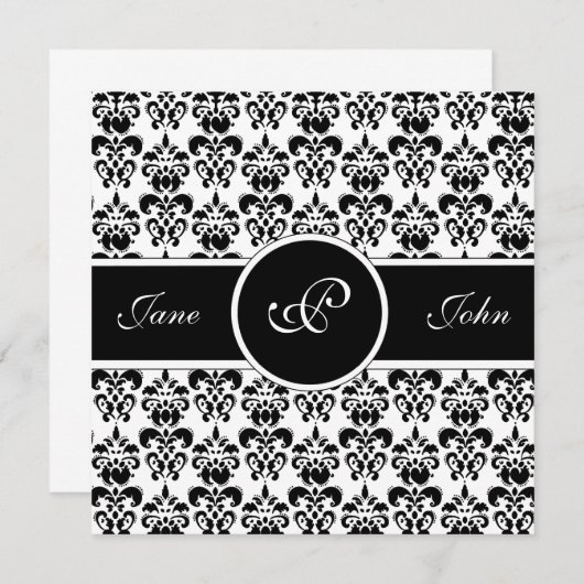 Black damask (Front/Back)