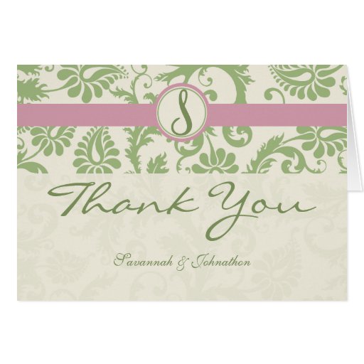 Fresh 22 Border Thank You Card